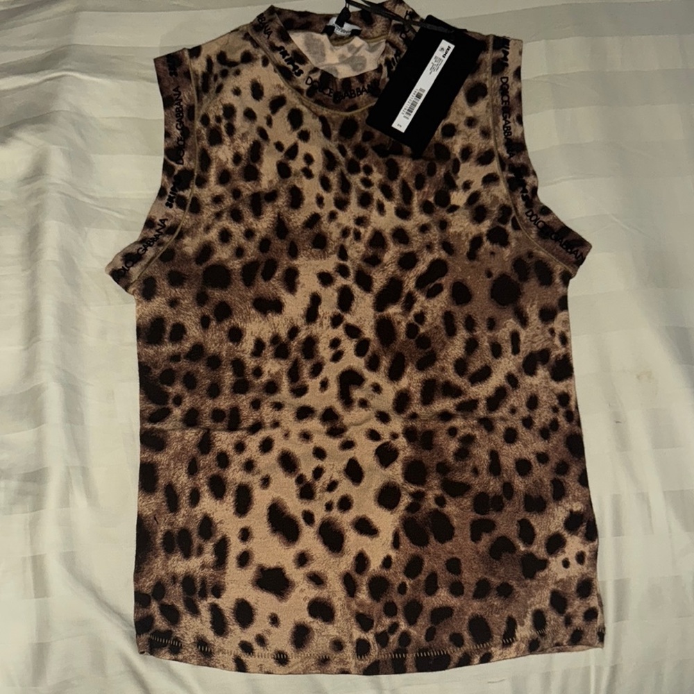SKIMS Brown and Black Fitted Muscle Tee
